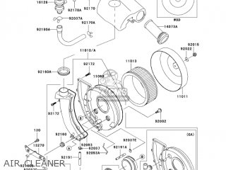 AIR CLEANER - VN800E6F VULCAN 800 DRIFTER 2006 USA CALIFORNIA