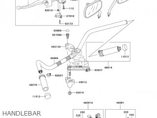 HANDLEBAR - VN800E6F VULCAN 800 DRIFTER 2006 USA CALIFORNIA