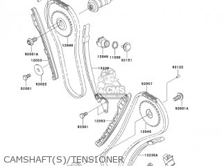 CAMSHAFT(S)/TENSIONER - VN800E6F VULCAN 800 DRIFTER 2006 USA CALIFORNIA