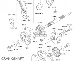 CRANKSHAFT - VN800E6F VULCAN 800 DRIFTER 2006 USA CALIFORNIA