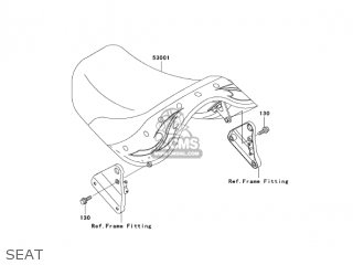 SEAT - VN800E6F VULCAN 800 DRIFTER 2006 USA CALIFORNIA