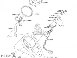METER(S) - VN800E6F VULCAN 800 DRIFTER 2006 USA CALIFORNIA