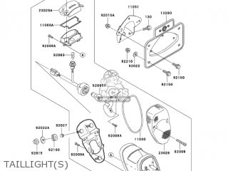 TAILLIGHT(S) - VN800E6F VULCAN 800 DRIFTER 2006 USA CALIFORNIA