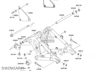 SWINGARM - VN800E6F VULCAN 800 DRIFTER 2006 USA CALIFORNIA