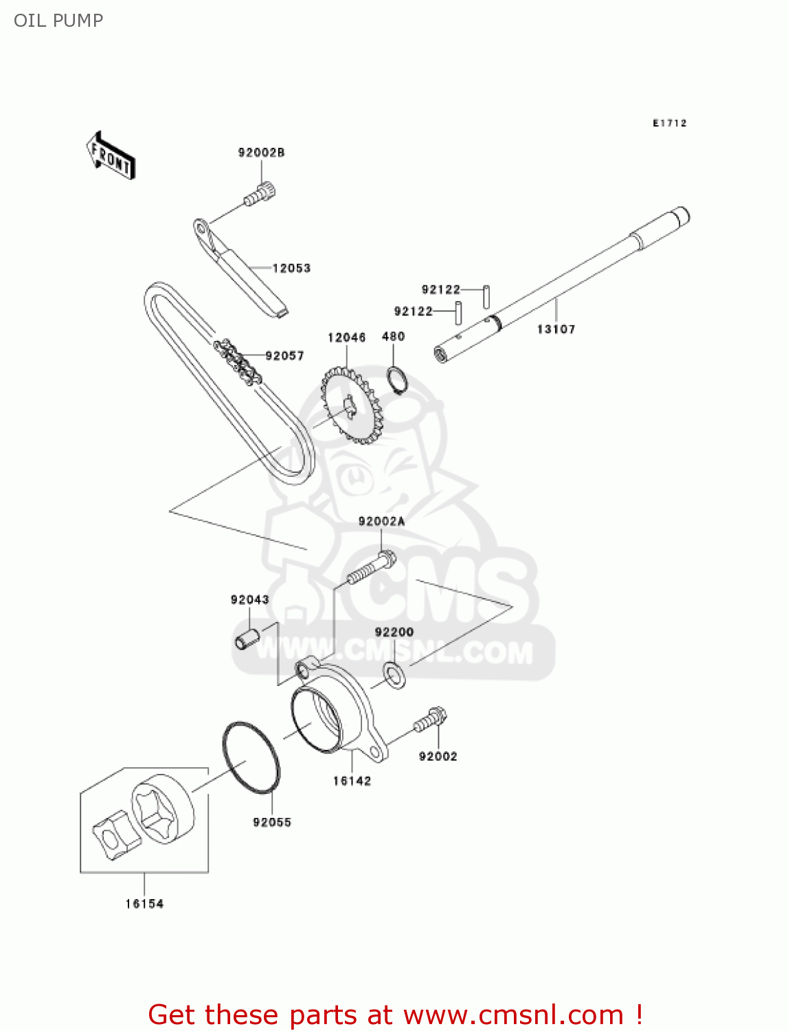 OIL PUMP VN900B6F VULCAN 900 CLASSIC 2006 USA CALIFORNIA CANADA