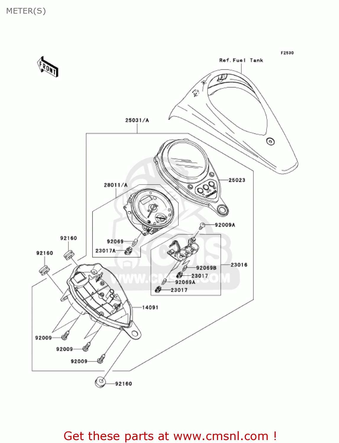 METER(S) VN900B6F VULCAN 900 CLASSIC 2006 USA CALIFORNIA CANADA