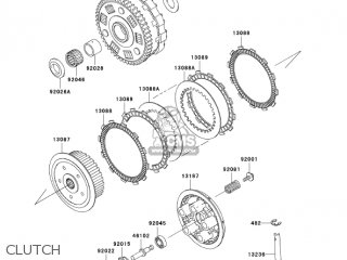 CLUTCH - VN900B6F VULCAN 900 CLASSIC 2006 USA CALIFORNIA CANADA