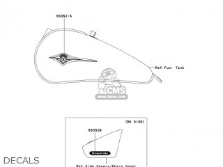 DECALS - VN900B6F VULCAN 900 CLASSIC 2006 USA CALIFORNIA CANADA
