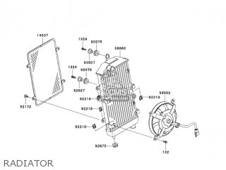 RADIATOR - VN900B6F VULCAN 900 CLASSIC 2006 USA CALIFORNIA CANADA