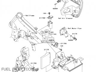 FUEL INJECTION - VN900B6F VULCAN 900 CLASSIC 2006 USA CALIFORNIA CANADA