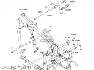 ENGINE MOUNT - VN900B6F VULCAN 900 CLASSIC 2006 USA CALIFORNIA CANADA