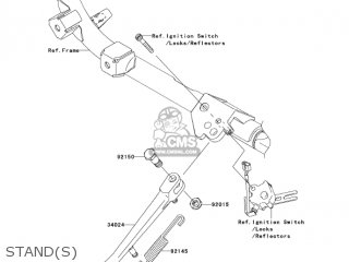 STAND(S) - VN900B6F VULCAN 900 CLASSIC 2006 USA CALIFORNIA CANADA