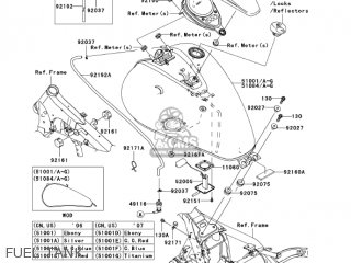 FUEL TANK - VN900B6F VULCAN 900 CLASSIC 2006 USA CALIFORNIA CANADA