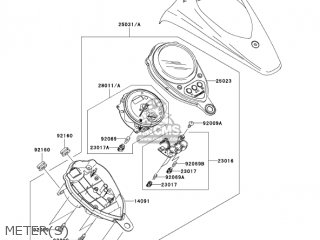 METER(S) - VN900B6F VULCAN 900 CLASSIC 2006 USA CALIFORNIA CANADA