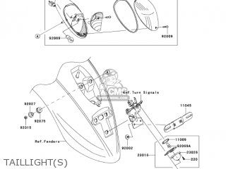 TAILLIGHT(S) - VN900B6F VULCAN 900 CLASSIC 2006 USA CALIFORNIA CANADA