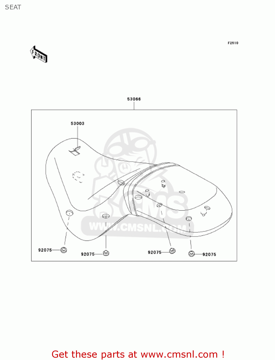 SEAT VN900B7F VULCAN 900 CLASSIC 2007 USA CALIFORNIA CANADA