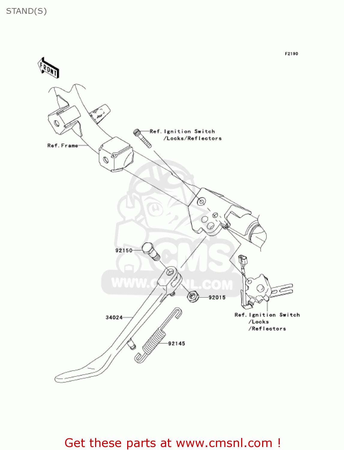 STAND(S) VN900B7F VULCAN 900 CLASSIC 2007 USA CALIFORNIA CANADA