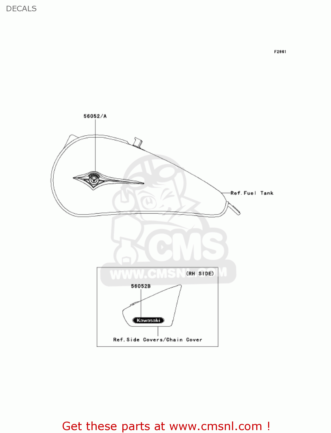 DECALS VN900B7F VULCAN 900 CLASSIC 2007 USA CALIFORNIA CANADA