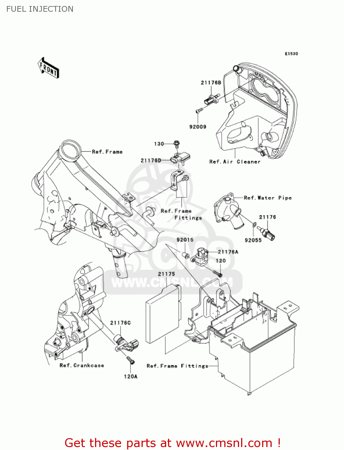 FUEL INJECTION VN900B7F VULCAN 900 CLASSIC 2007 USA CALIFORNIA CANADA