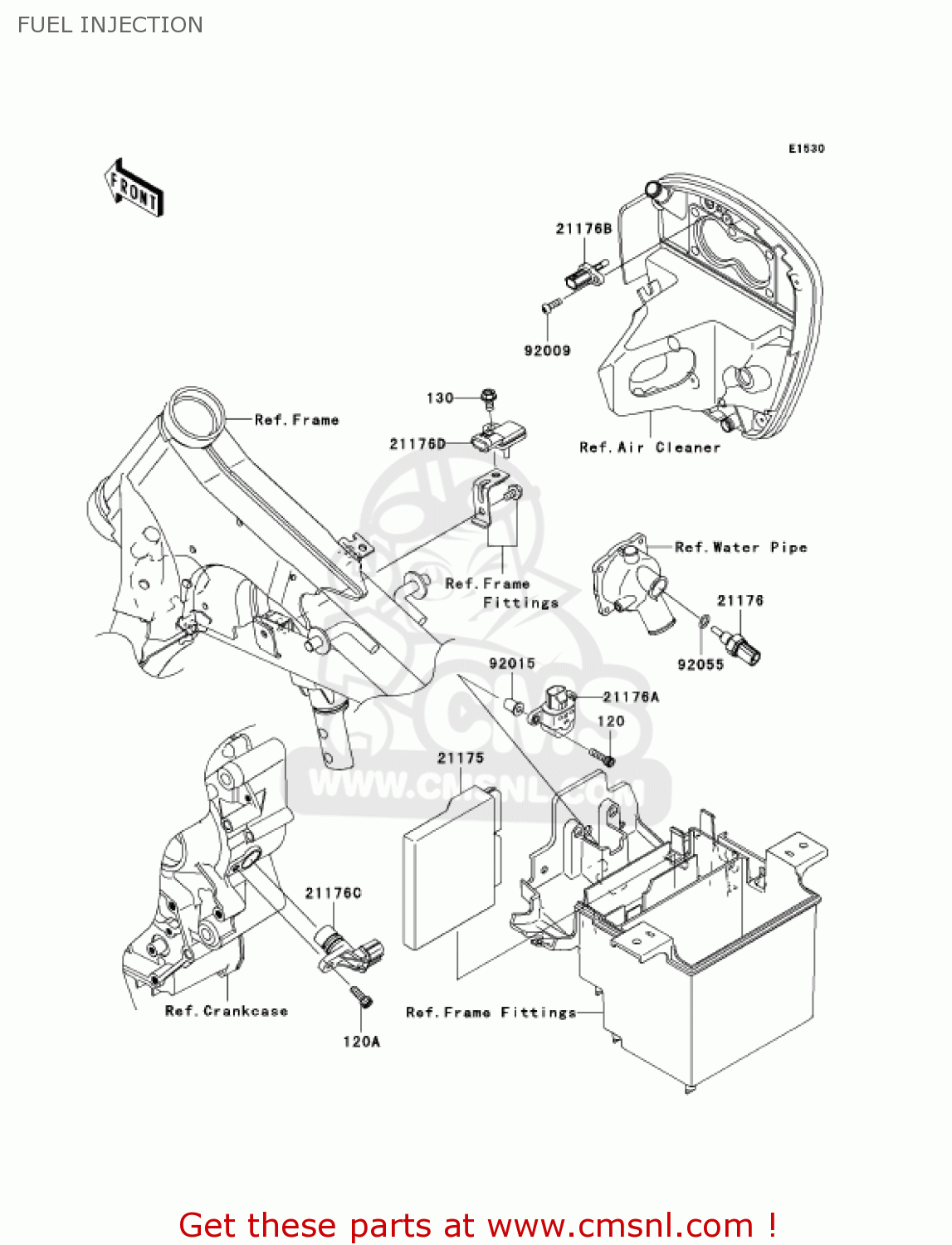 FUEL INJECTION VN900C7F VULCAN 900 CUSTOM 2007 USA CALIFORNIA CANADA