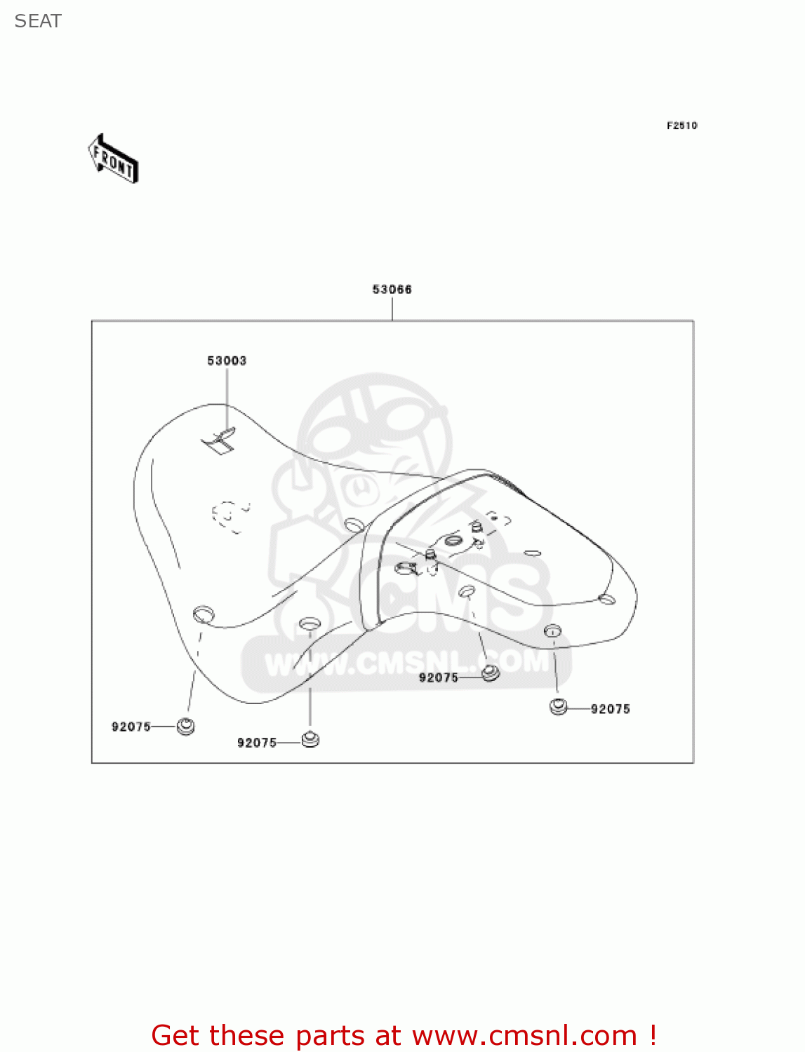 SEAT VN900C7F VULCAN 900 CUSTOM 2007 USA CALIFORNIA CANADA