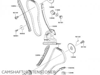 CAMSHAFT(S)/TENSIONER - VN900C7F VULCAN 900 CUSTOM 2007 USA CALIFORNIA CANADA