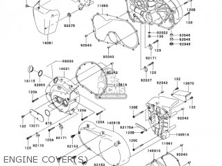 ENGINE COVER(S) - VN900C7F VULCAN 900 CUSTOM 2007 USA CALIFORNIA CANADA