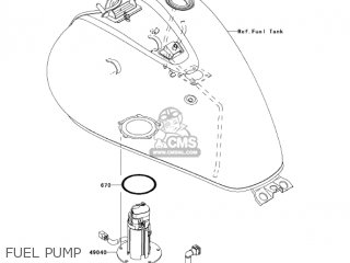 FUEL PUMP - VN900C7F VULCAN 900 CUSTOM 2007 USA CALIFORNIA CANADA
