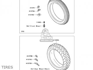 TIRES - VN900C7F VULCAN 900 CUSTOM 2007 USA CALIFORNIA CANADA