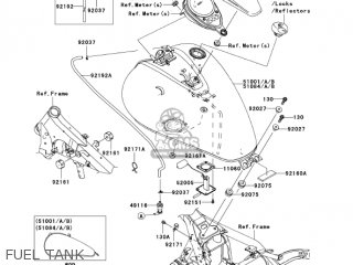 FUEL TANK - VN900C7F VULCAN 900 CUSTOM 2007 USA CALIFORNIA CANADA