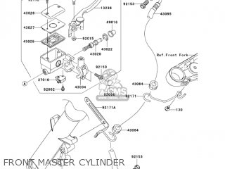 FRONT MASTER CYLINDER - VN900C7F VULCAN 900 CUSTOM 2007 USA CALIFORNIA CANADA