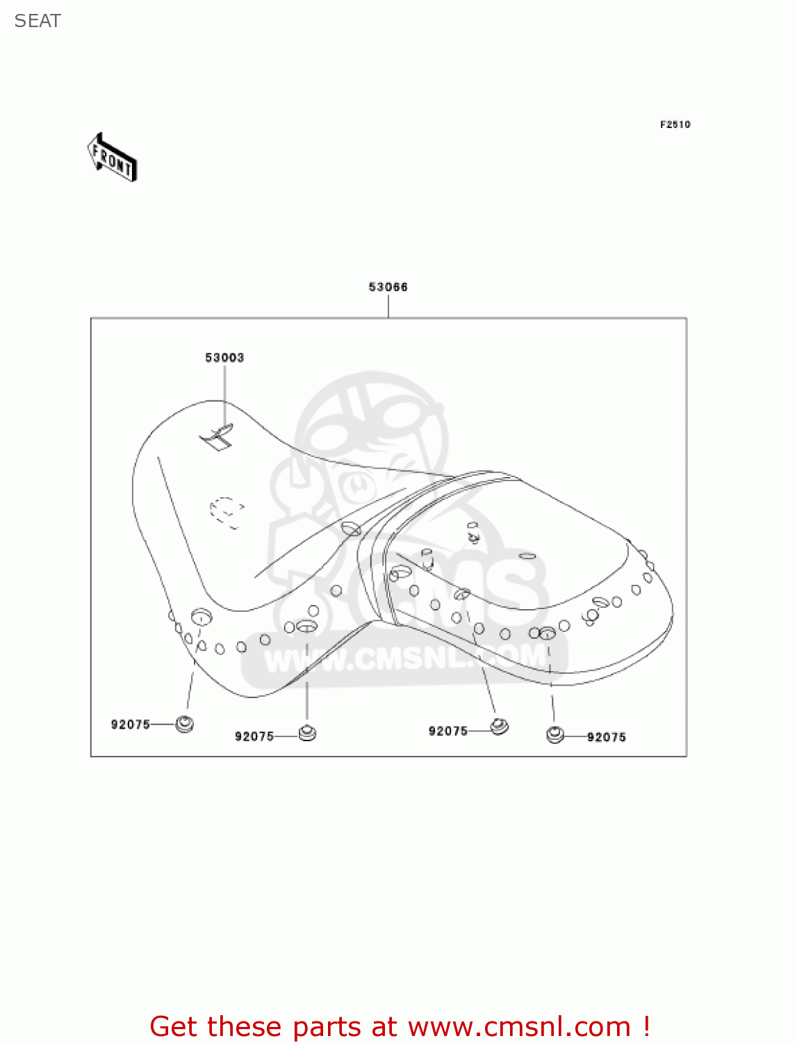 SEAT VN900D6F VULCAN 900 CLASSIC 2006 USA CALIFORNIA CANADA / LT