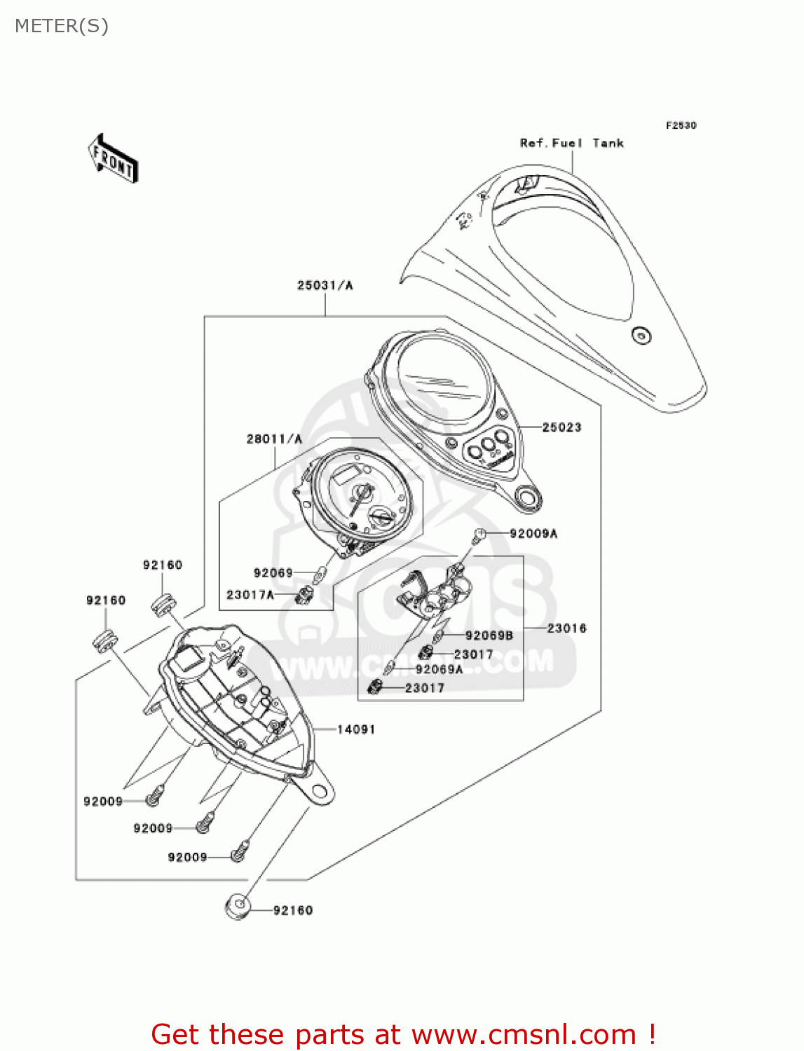 METER(S) VN900D6F VULCAN 900 CLASSIC 2006 USA CALIFORNIA CANADA / LT