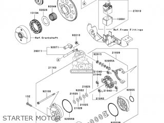 STARTER MOTOR - VN900D6F VULCAN 900 CLASSIC 2006 USA CALIFORNIA CANADA / LT