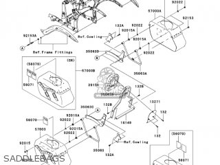 SADDLEBAGS - VN900D7F VULCAN 900 CLASSIC 2007 USA CALIFORNIA CANADA / LT