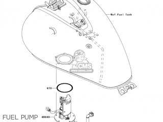 FUEL PUMP - VN900D7F VULCAN 900 CLASSIC 2007 USA CALIFORNIA CANADA / LT