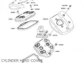 CYLINDER HEAD COVER - VN900D7F VULCAN 900 CLASSIC 2007 USA CALIFORNIA CANADA / LT