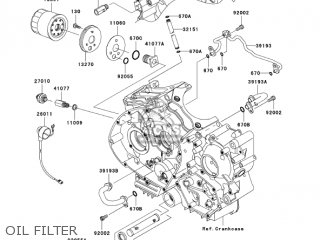 OIL FILTER - VN900D7F VULCAN 900 CLASSIC 2007 USA CALIFORNIA CANADA / LT