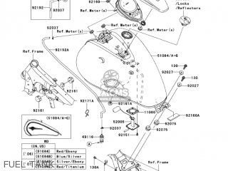 FUEL TANK - VN900D7F VULCAN 900 CLASSIC 2007 USA CALIFORNIA CANADA / LT