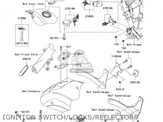 IGNITION SWITCH/LOCKS/REFLECTORS - VN900D7F VULCAN 900 CLASSIC 2007 USA CALIFORNIA CANADA / LT