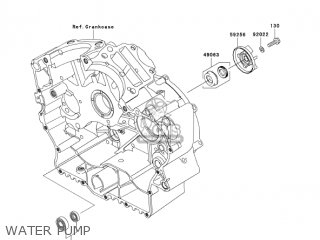 WATER PUMP - VN900D7F VULCAN 900 CLASSIC 2007 USA CALIFORNIA CANADA / LT