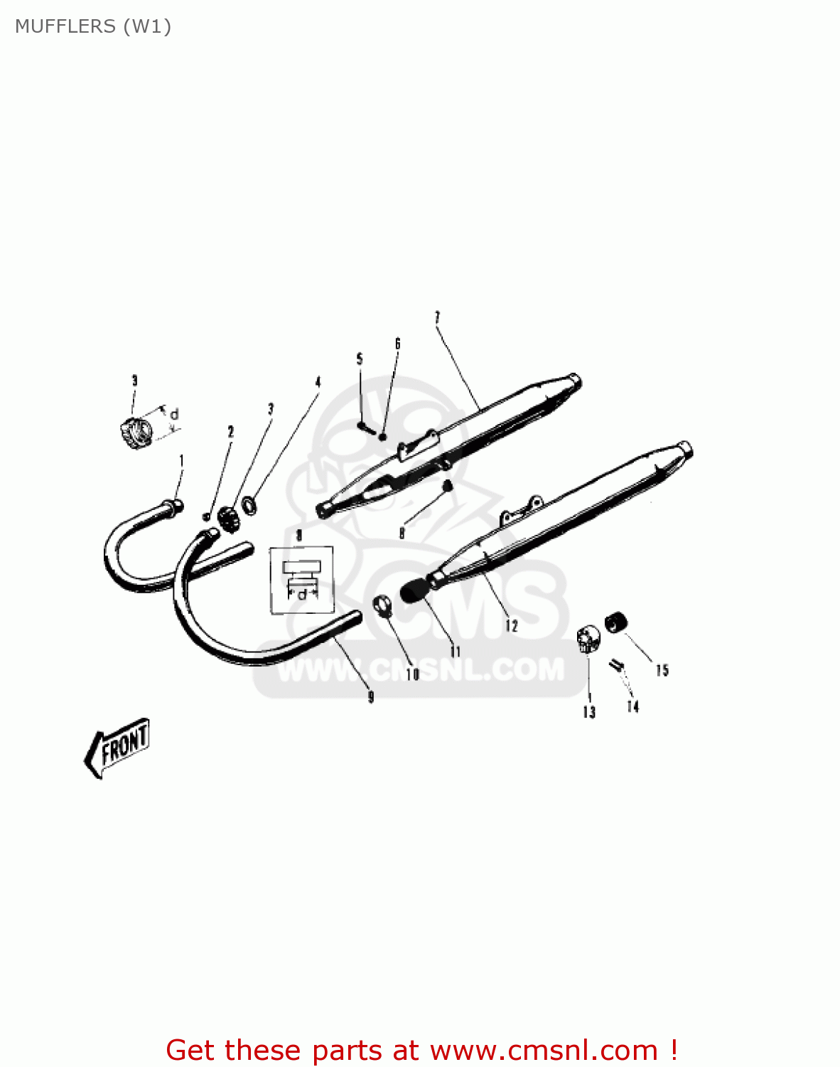MUFFLERS (W1) W1 1966 USA CANADA