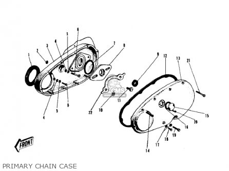 PRIMARY CHAIN CASE - W1 1966 USA CANADA
