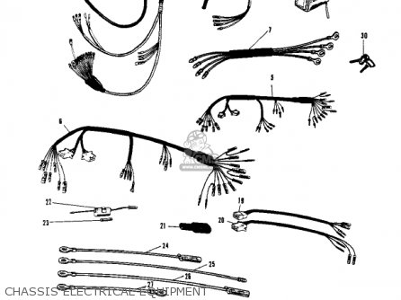 CHASSIS ELECTRICAL EQUIPMENT - W1 1967 USA CANADA