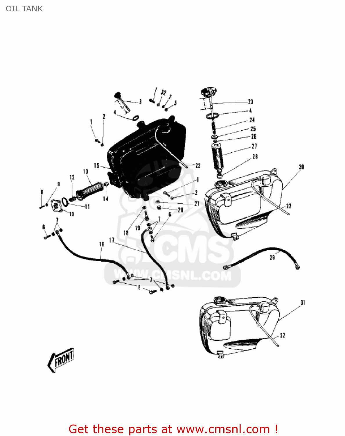 OIL TANK W1SS 1968 USA CANADA
