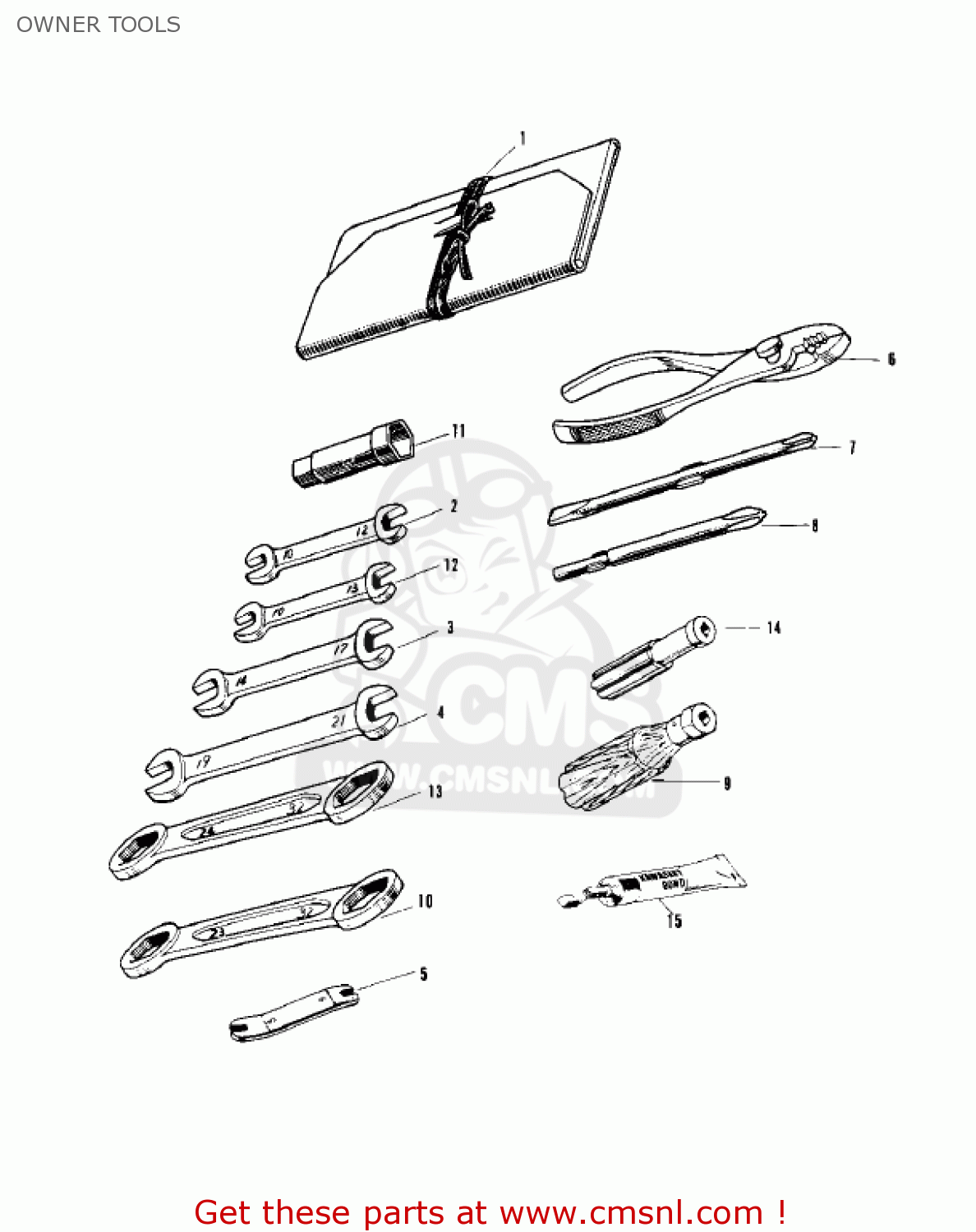 OWNER TOOLS W1SS 1968 USA CANADA