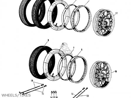 WHEELS/TIRES - W1SS 1969 USA CANADA
