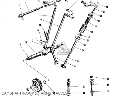 CAMSHAFT/ROCKER ARMS/VALVES - W1SS 1969 USA CANADA