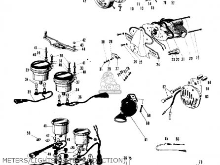 METERS/LIGHTS (LATE PRODUCTION) - W2TT COMMANDER 1969 USA CANADA