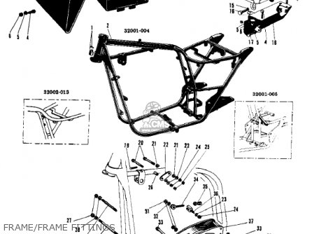 FRAME/FRAME FITTINGS - W2TT COMMANDER 1969 USA CANADA